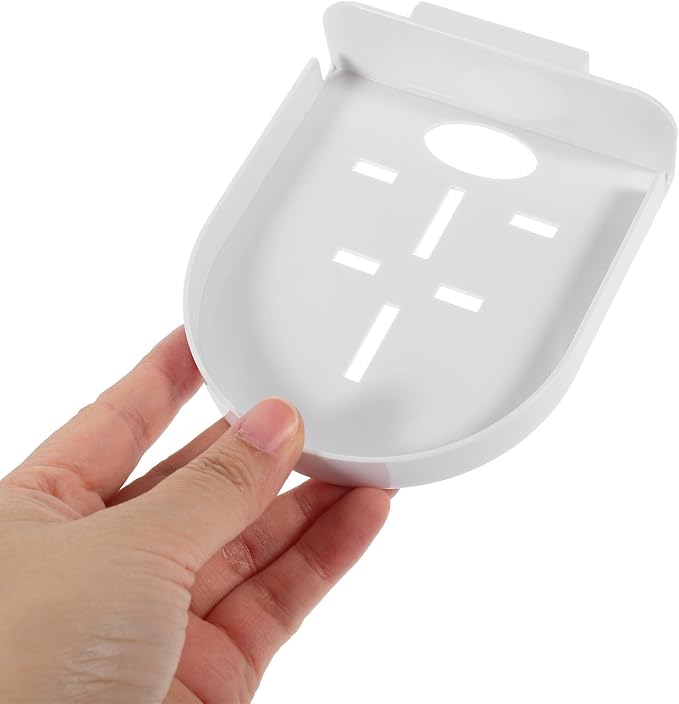 Tofficu Wall Mount Camera Holder and Router Storage Bracket for Home Security, White Plastic Punch-Free Wall Shelf Suitable for Indoor