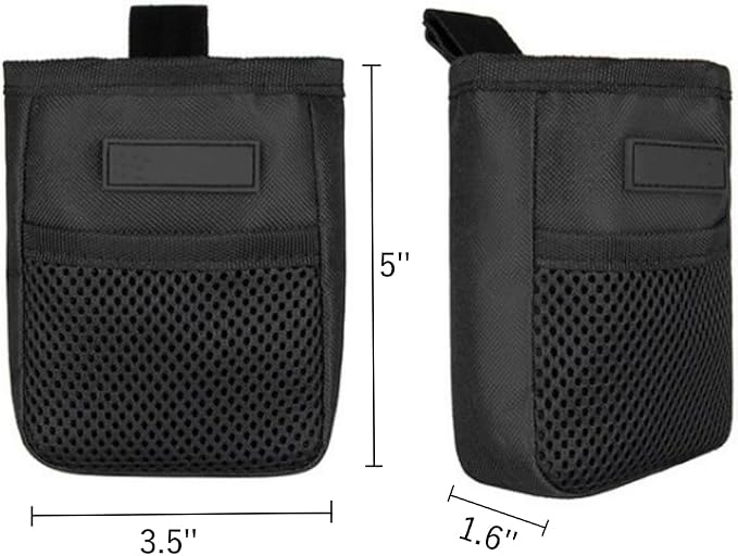 Dog Training Treat Pouch Small Portable Dog Treat Pouch Bag with Clip Pet Bait Snack Reward Puppy Training Container Food Treat Feeding Holder Mini Dog Treat Tote Waist Bag for Pet Training Walking