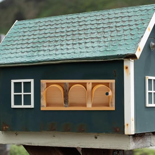 Wooden Pigeon Cage European Style Bird Installation 17.3X7.3 Inch for Pigeon Racing and