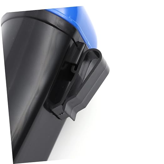 Healifty Portable Trash Can with Leakproof Cover Clip Auto Garbage Bin Organizer for Vehicle Storage Space Saving Blue Car Organizer for Snacks Supplies and Pet Food