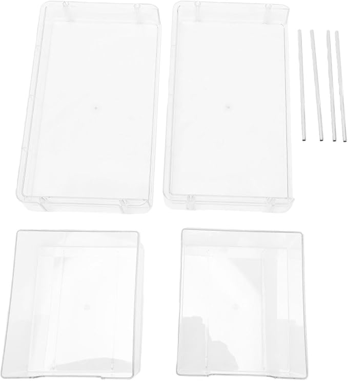 Tea Bag Organizer, PET 2 Tier Storage Drawer Coffee Pod Holder,