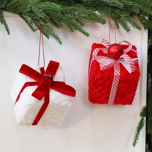 Festival Velvety Tree Hanging Decorations Assorted Holiday Ornament for Pets Durability Craft Supplies Festival Craft Ornament