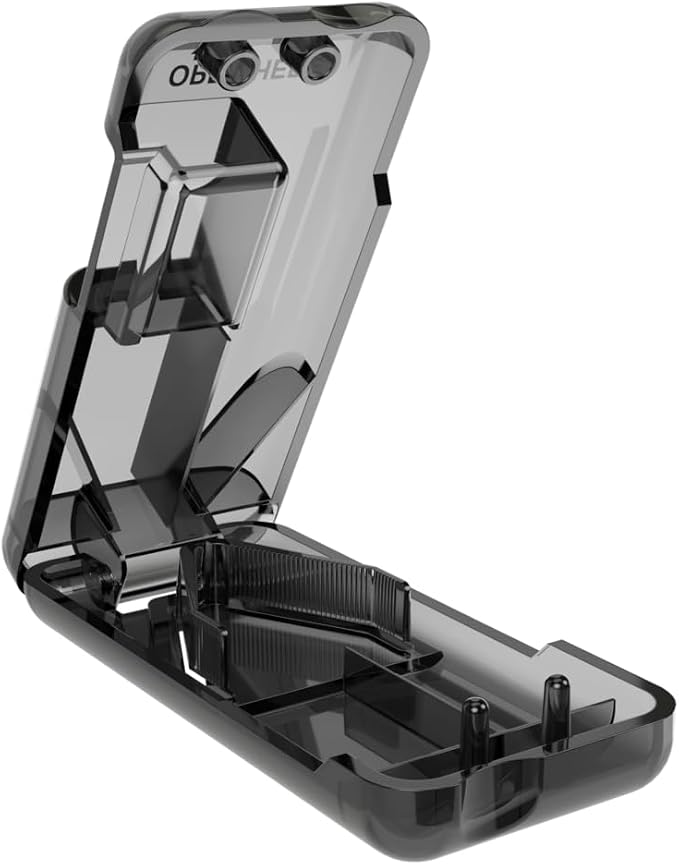 Ezy Dose Pill Cutter & Splitter, Built-in Pill Dispenser, Black | Easy-Cut Stainless Steel Blade for Tablets, Vitamins, Medication, Portable Pill Cutter for Seniors, Pets, Travel-Size
