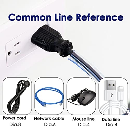 Dog and Cat Cord Protector, Cable Sleeve for USB Charge/Power 2Pack
