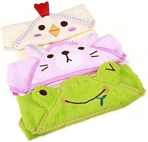 Goclothod Pet Hooded Bath Towel Puppy Drying Bath Towel Absorbent Bathrobe Warm Blanket