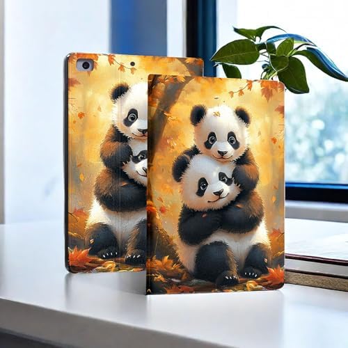 for Microsoft Surface Pro 11/10/9-13" 2024/2022 Tablet Case,Auto Wake/Sleep,Adjustable Stand Protective Cover - Cute Panda