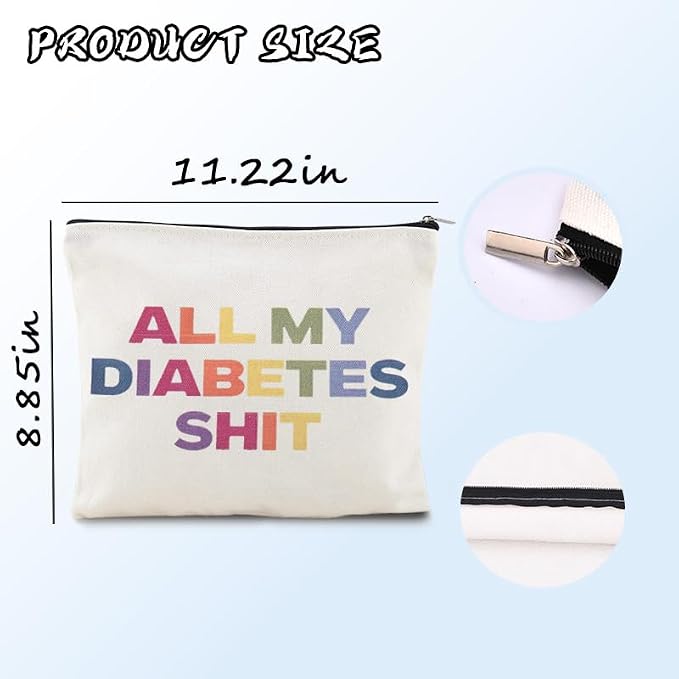 Sisadodo Charging Cable Organizer Travel Bag Toiletry Makeup Cosmetic Bags Medicine Med Toiletry Bag Pouch Diabetic Gifts Bags