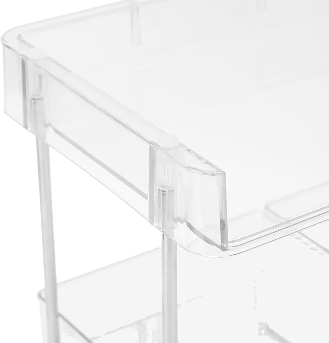 Tea Bag Organizer, PET 2 Tier Storage Drawer Coffee Pod Holder,