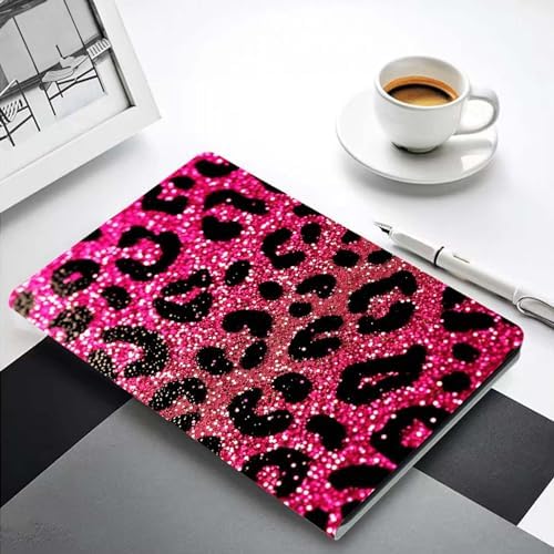 for Samsung Tab A9 Plus/A9+ 10.9 Inch 2023 (SM-X210/X216/X218) Tablet Case,Premium Leather Folio Stand Auto Wake/Sleep,Multiple Viewing Stand,Hot Pink Leopard