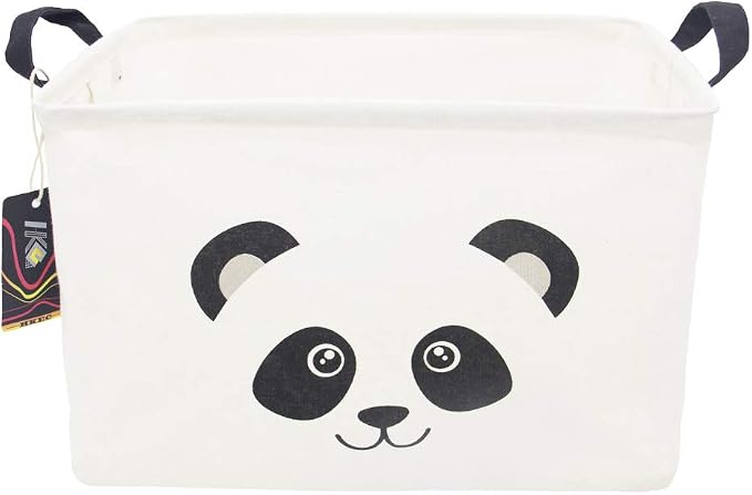 Rectangle Panda Storage Basket, Collapsible Storage Box,Gift Basket,Room Decor(PANDA)