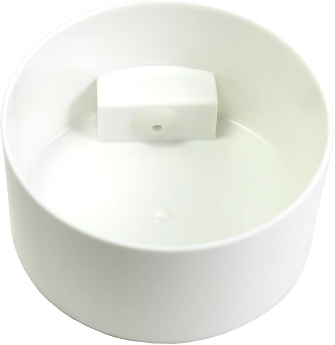 Tightpac Pawvac 1 to 6 Ounces Container, Airtight Pet Food and Treats Storage Jar - Patented Vacuum Seal Container for Pet Food, Treats and other Dry Goods - White with Cats