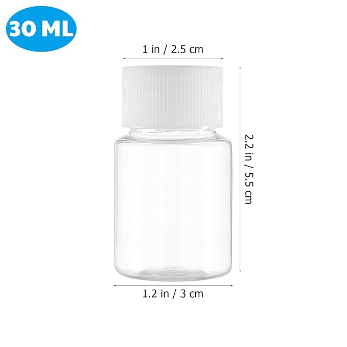 Didiseaon 10-Pack Pet Travel Bottles Refillable Liquid Containers for Soap Lotion Shampoo Body Wash Portable Toiletries Dispensers for Camping Trips Countertop Use