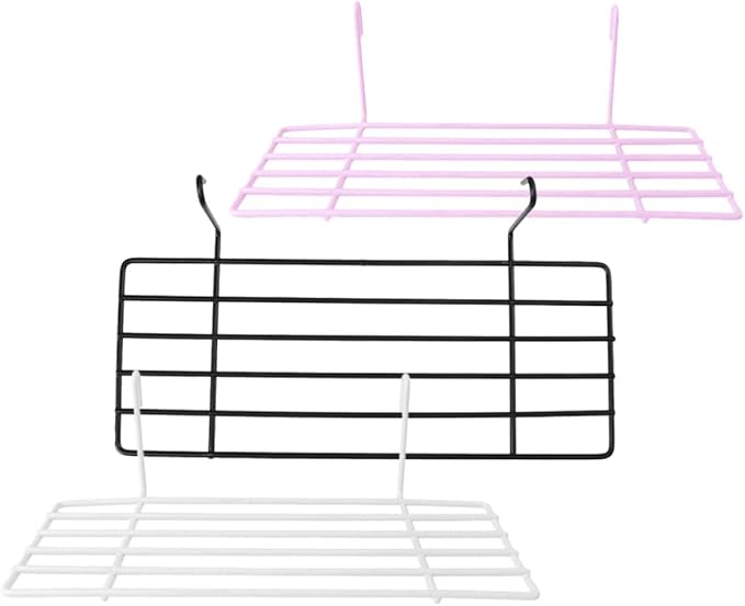 3pcs Hanging Bird Cage Wall Platform Iron Stand for Parrot Canaries | Simple Installation, Large Standing Space, Crack Resistant, Impact Resistant