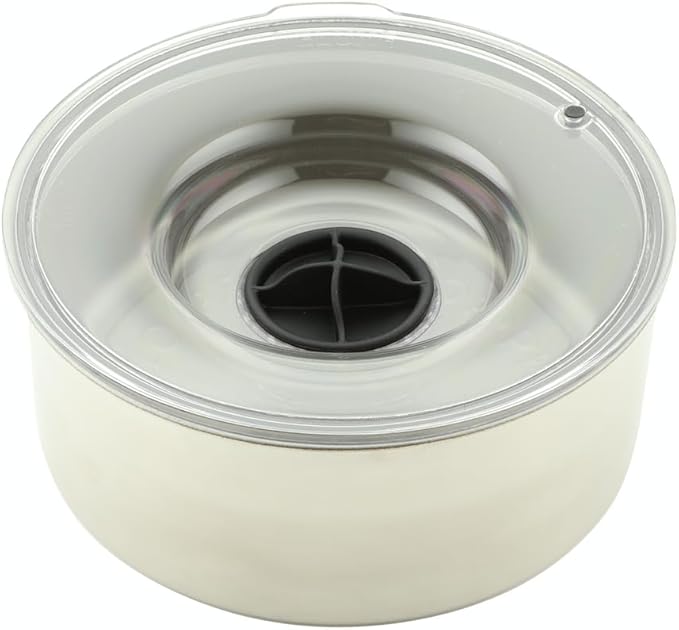 Slopper Stopper Stainless Steel Dripless Water Bowl with Tritan Plastic Lid – Holds 1 Gal, Reduces Spills & Trails Up to 85%+, Water Bowl for Large Breed Dogs (51-85 lbs), The Original Slobber Stopper