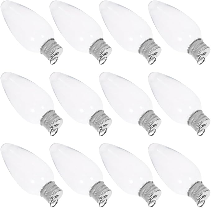 20pcs 35ml Pet Bulb Shape Candy Bottles Party Favor Containers Christmas Candy Storage Jars for Wedding Holiday Decorations