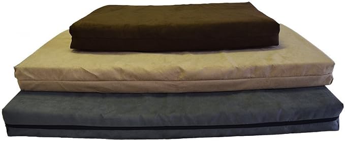Pet Support Systems XL Orthopedic Memory Foam Dog Bed - 100% Made in USA - Luxury Washable Pet Bed - X-Large 40"x35"x4" (Blue Denim)
