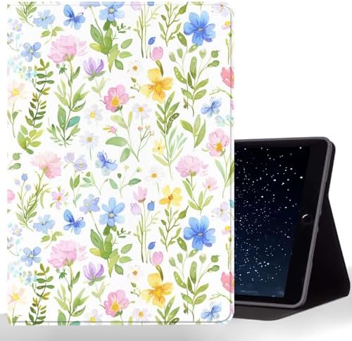 Tablet Case for iPad 11th A16 2025 (11 Inch)/10th Generation 2022 (10.9 Inch),Shockproof Protective Cover with Stand,Auto Wake/Sleep,Watercolor Floral