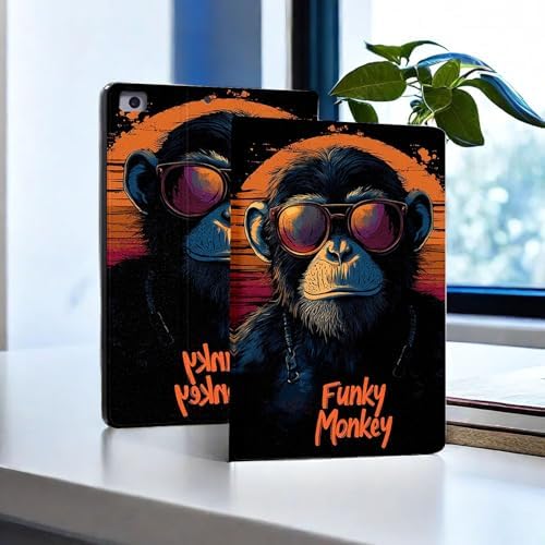 for Microsoft Surface Go 4/3/2/1-10.5" 2021 Tablet Case,Auto Wake/Sleep,Adjustable Stand Protective Cover - Funky Monkey