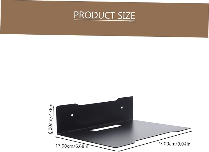 DOITOOL Wall Mounted Metal Bracket for Cameras Heavy Duty Design for Home Use Camera Mounting Space-Saving Wall Shelf for Projectors and Routers