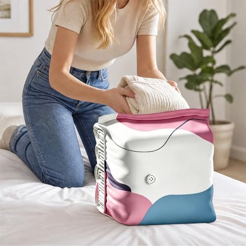 6pcs Travel Vacuum Bags Reusable No-Pump Vacuum Storage Bags Without Pump | 2pcs Vacuum Seal Bags Without Pump; Travel Space Saver Bags for Clothes Bedding Comforters; Reusable PET PE Material;