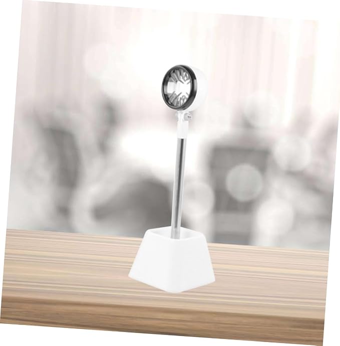 Mikikit Pet Hair Dryer Stand with Rotation and Material Hands Hair Dryer Holder for Easy Pet Drying White Color with Carton Packaging