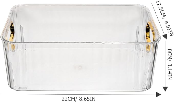 Holibanna White Pet Wardrobe Organizer Box with Classified Storage and Strong Load-bearing Capacity for Socks and Accessories, for Bedrooms and Toilets, Sturdy Plastic Underwear Storage Box