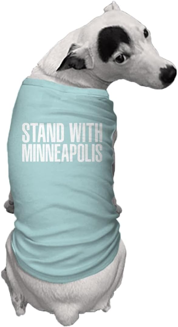 Stand with Minneapolis - Immigration Dog Shirt (Chill, Medium)