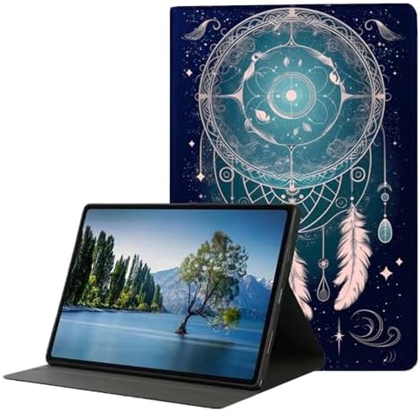 for Samsung Galaxy Tab S8 2022/Tab S7 2020 11" Tablet Case(Model SM-X700/X706/T870/T875/T878),Premium Leather Folio Stand Auto Wake/Sleep,Multiple Viewing Stand,Dream Catcher