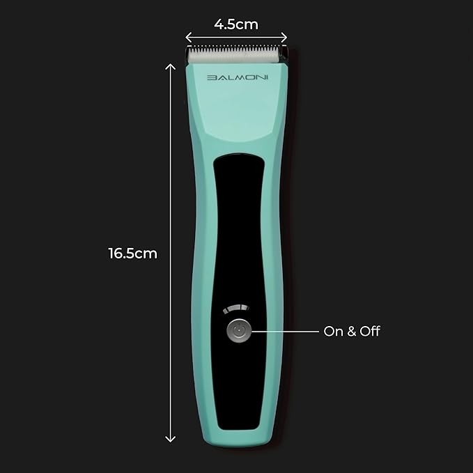 Cordless Pet Trimmer for Dogs & Cats – Rechargeable Grooming Clipper with Detachable Metal Blade, Low-Noise Motor, Supports Optional Blade Lengths (Parent) (Green, Single)