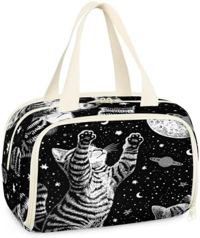 Funny Cat Travel Toiletry Bag for Women
