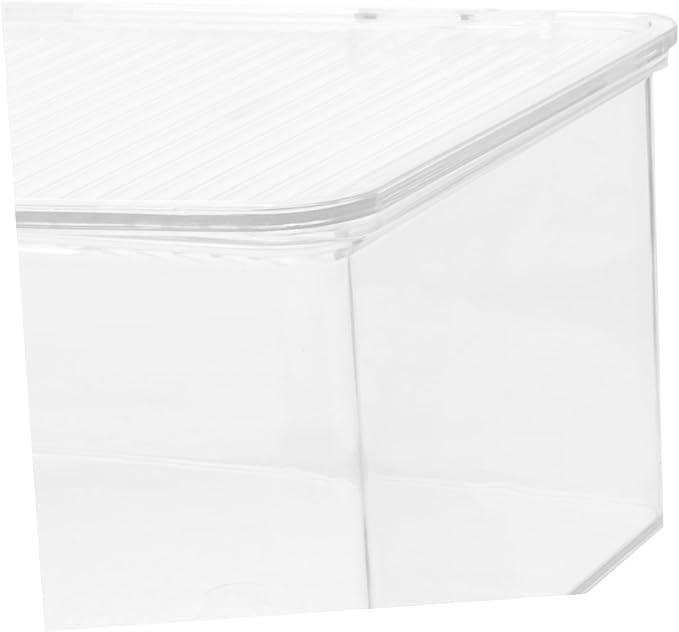 TEHAUX Sturdy Cd Storage Box Portable Cd Case Lid DVD Holder for Car Decorative Organizers for Home and Office
