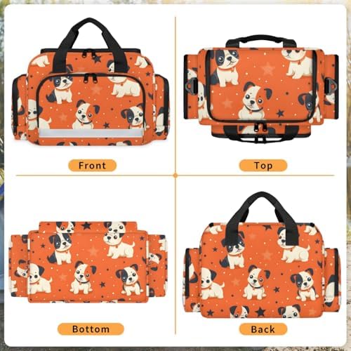 First Aid Bags Empty, Stray Dog Emergency Bag First Aid Kit Multiple Compartment Kit Carrier On Call Trauma Bag for Paramedics Emergency Medical Supplies Kit