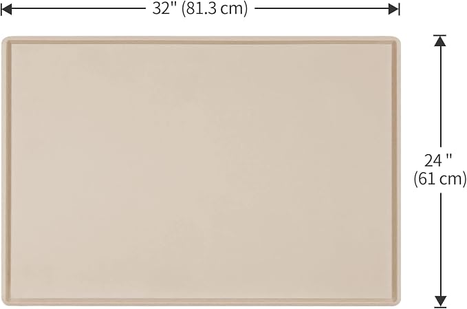 Silicone Dog Food Mat Waterproof Pet Feeding Tray for Large Dogs