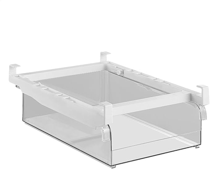 Fridge Organizer - Fridge Organizer Drawer | Refrigerator Organizer Bins | Fridge Shelf Holder Storage Box | Fridge Vegetable Pullout Container | Kitchen Storage And Organization Kitchen Storage Box