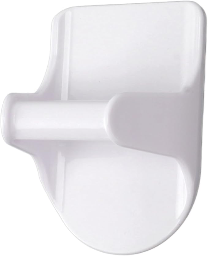 8 Pack Spray Bottle Holder Wall Mount with Strong Adhesive ABS Hanger for Cabinet Organization and Space Saving Storage