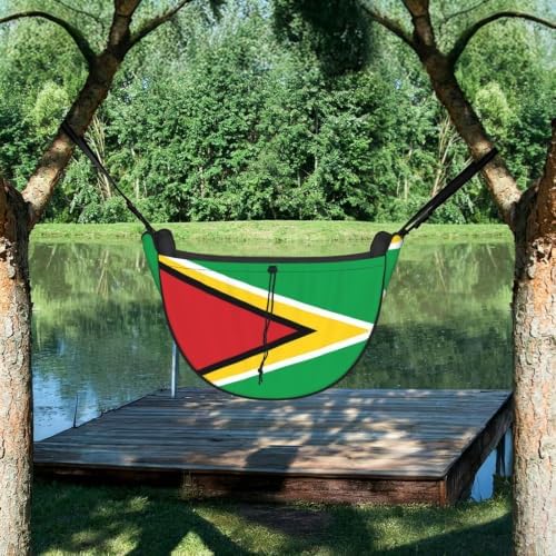 Flag of Guyana Car Seat Organizer-Backseat Storage Bag for Travel | Waterproof Durable. Holds Snacks Gear Essentials. Fits Most Cars.