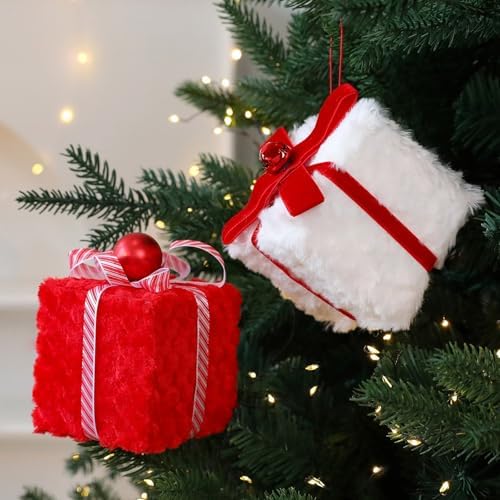 Festival Velvety Tree Hanging Decorations Assorted Holiday Ornament for Pets Durability Craft Supplies Festival Craft Ornament