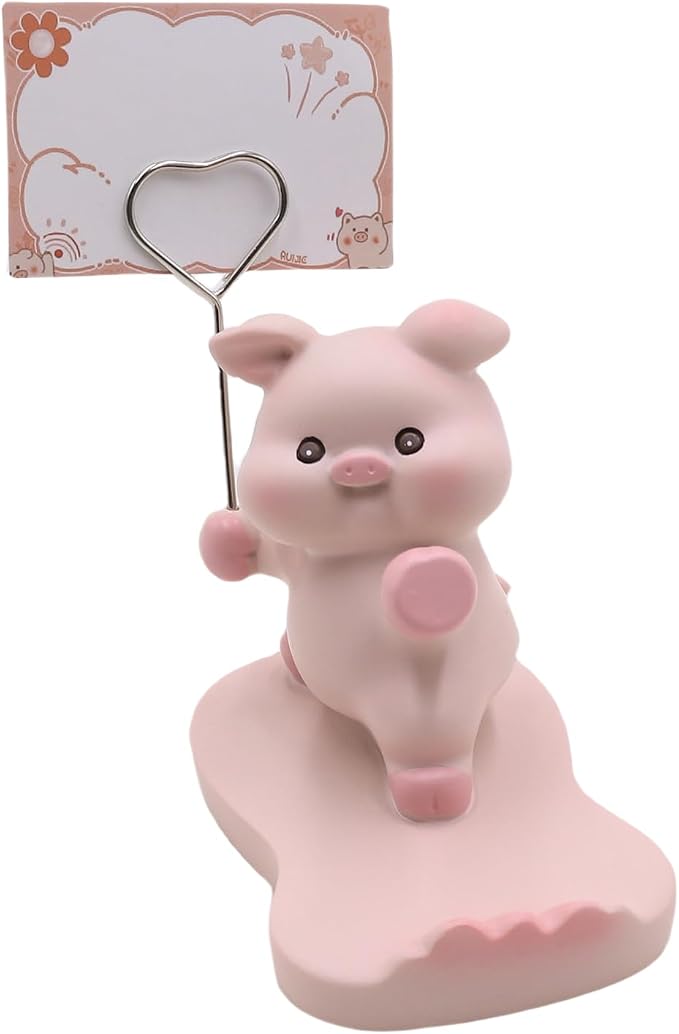 Cute Cat Phone Stand Cartoon Animal Pig Dog Phone Holder Desktop Phone Holder Stand Compatible with all Phones Cute Animal Desk Ornament