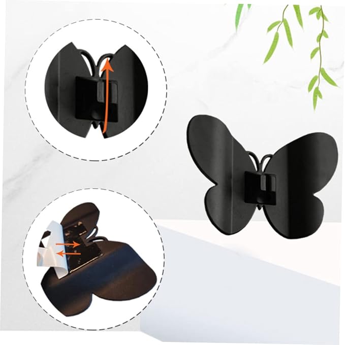 Mipcase 4PCS Adhesive Cable Organizers for Cord Holder and Plug Winder Appliance Cord Management for Home Decor Soft Silicone Wire Storage Hidden Design