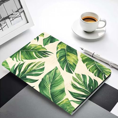 for Samsung Galaxy Tab S9 11" 2023(SM-X710/X716B/X718U) Tablet Case,Premium Leather Folio Stand Auto Wake/Sleep,Multiple Viewing Stand,Tropical Palm Tree Leaf