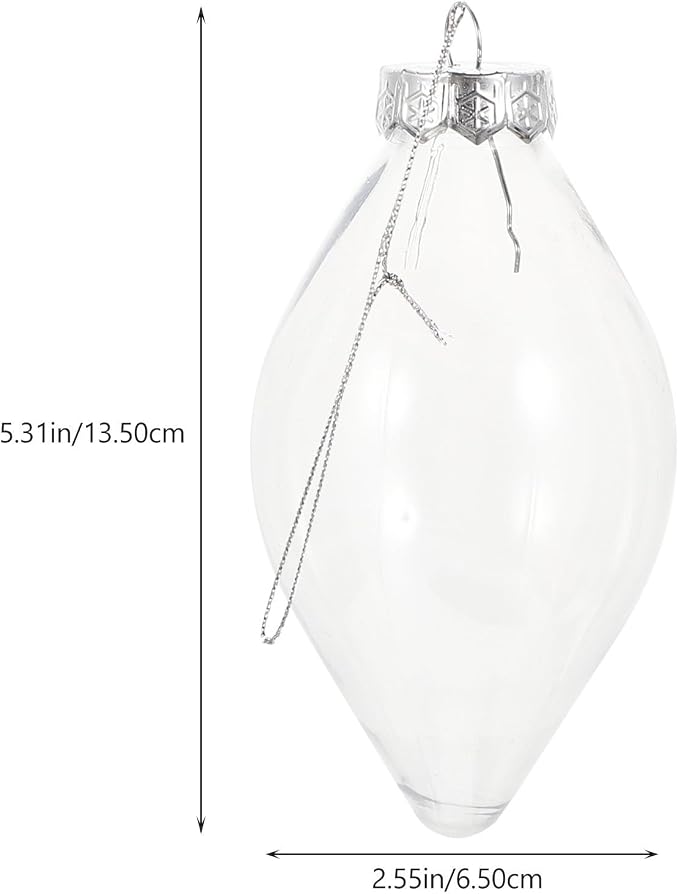 Bulb Shape 8pcs Pet Decorative Storage Candy Bottle | Creative Container, Party Favor Use, Empty Fillable Design, Holiday Table Accent, Pet Material