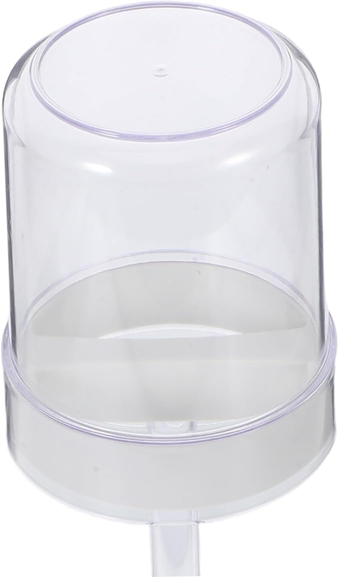 VOSAREA Toothbrush Holder with Covers Slots Toothpaste Storage Rack Organizer for Electric Toothbrushes Design with Rinse Cup Portable Easy to Clean for Bathroom Use