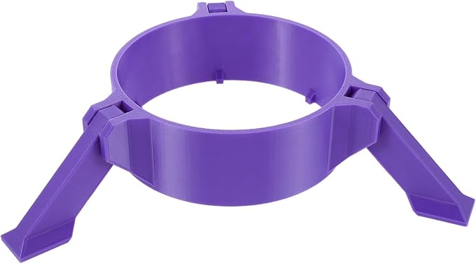 Arrow Tube Stand Adjustable Round Base Floor Rack for Tournaments | Pet Build, Purple Finish, Portable Setup, Target Practice and Outdoor Sessions, Stable 3-leg Support with Height Adjustment