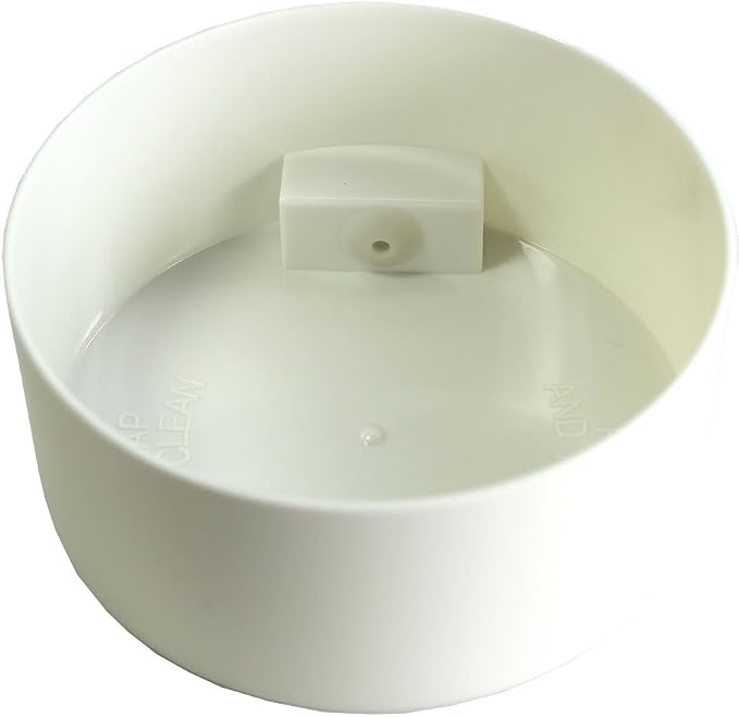 Pawvac 3 to 12 Ounces Container, Airtight Pet Food and Treats Storage Jar - Patented Vacuum Seal Container for Pet Food, Treats and other Dry Goods - White with Paws