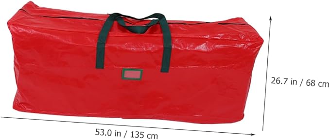 Zerodeko Large Christmas Tree Storage Bag Organizer with Zipper for Easy Closure Protects Christmas Trees Holiday Items