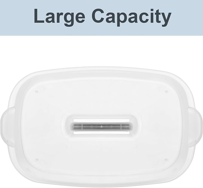Large Cleaning Caddy with Handle, Cleaning Tool Storage Basket Organizer, Sturdy Pail Bucket Organizer, Household Bucket for Cleaning Supplies - Clear