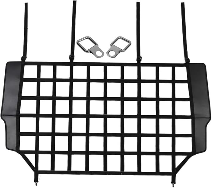 Car Nets Car Rear Seat Trunk Isolation Pet Net Dog Barrier Protection Divider Safety Mesh For Jeep For Wrangler JK JL 2007-2023 Cargo Net