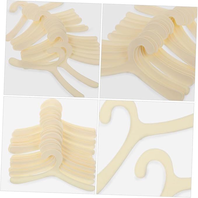 24pcs Mini Pet Clothes Hangers for Small Dogs Cats Organizers for Pet Apparel Stylish Closet Rack for Effortless Clothing Organization