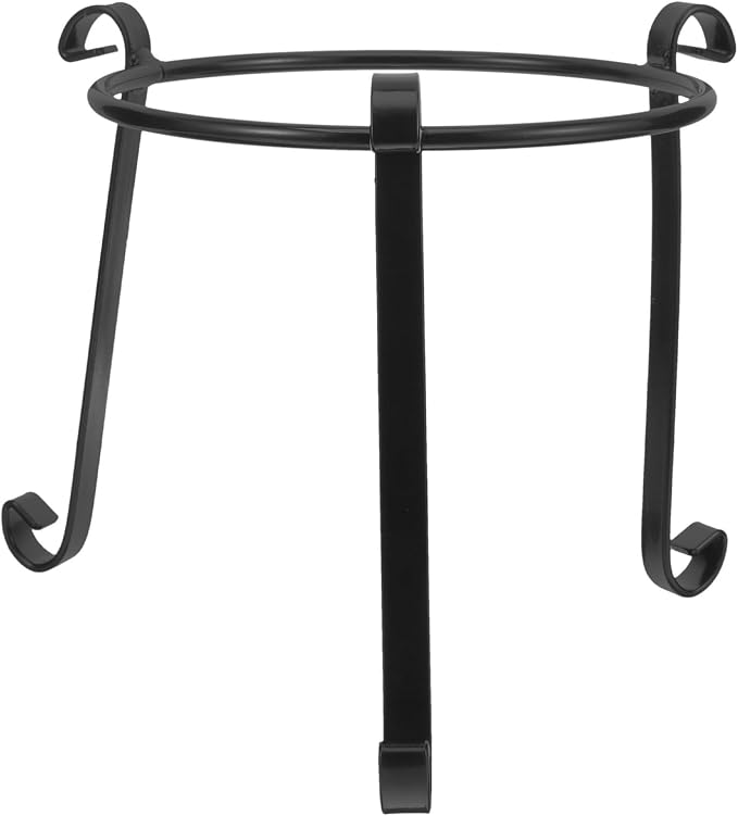 VICASKY Iron Plant Pot Holder Flower Pot Stand Sturdy Iron Material and Good Stability, for Succulent and Gazing Ball Display on Decks and Indoor Use