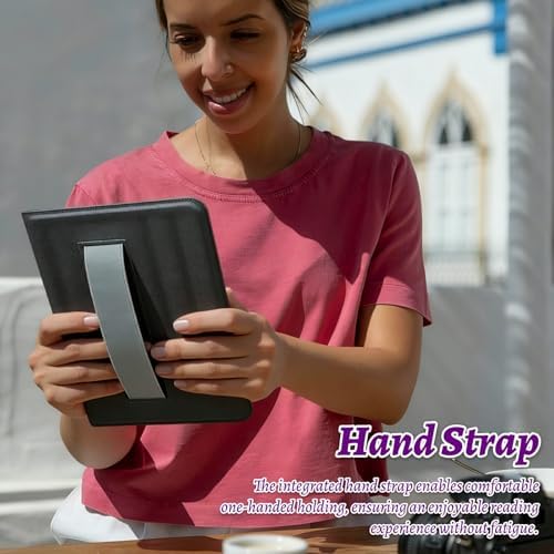 Rotating Handle Case for Samsung Galaxy Tab A11 2026/A9 2024 8.7 Inch, 360 Degree Swivel Kickstand with Magnetic Closure Leather Protective Cover for Women Men, Dark Skull Sunflower